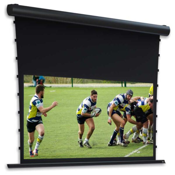 Ekran projekcyjny z napinaczami Adeo Rugby Plus Tensio 21:9